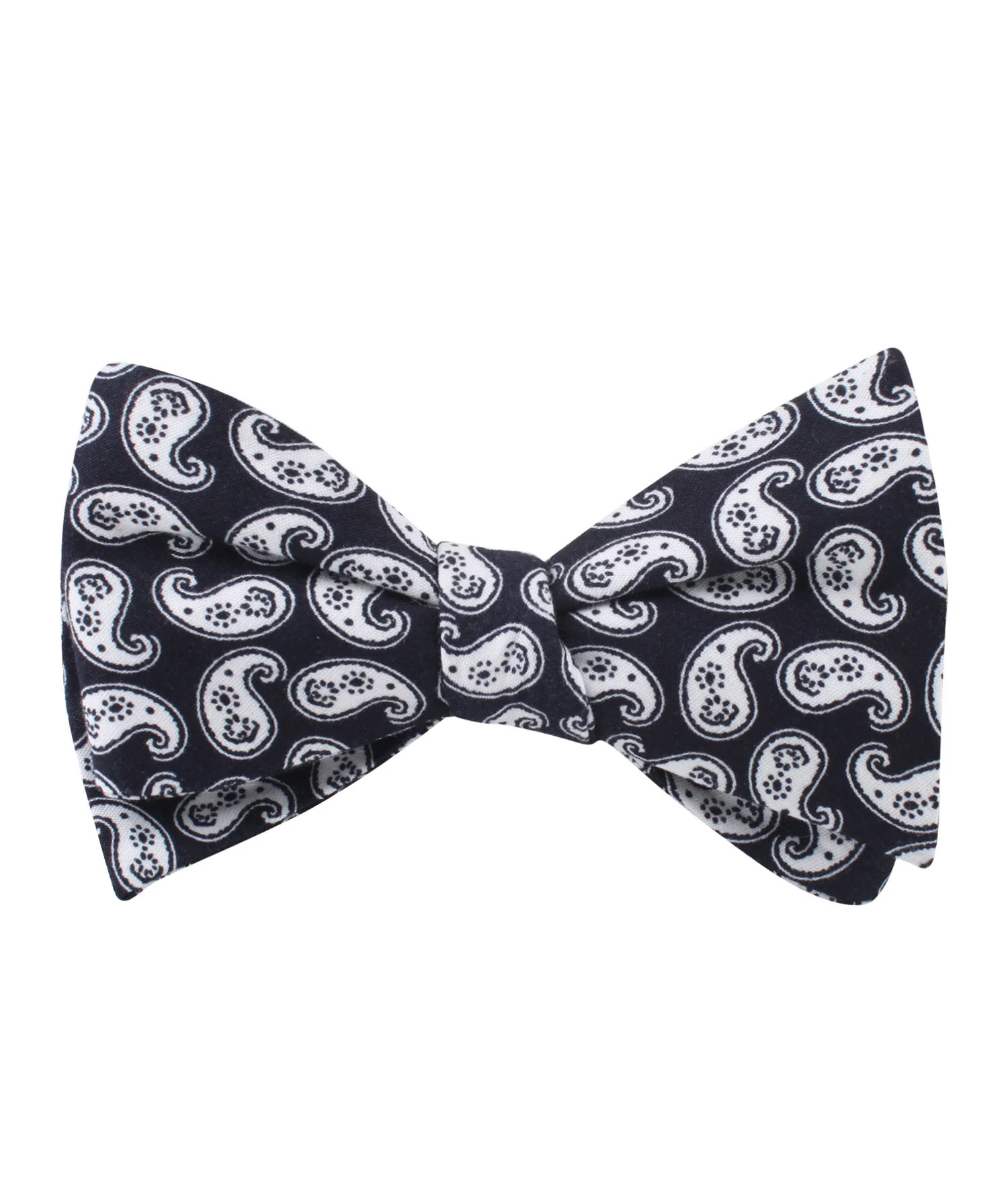 Van Gogh Teardrop Paisley Self Bow Tie - Image 2