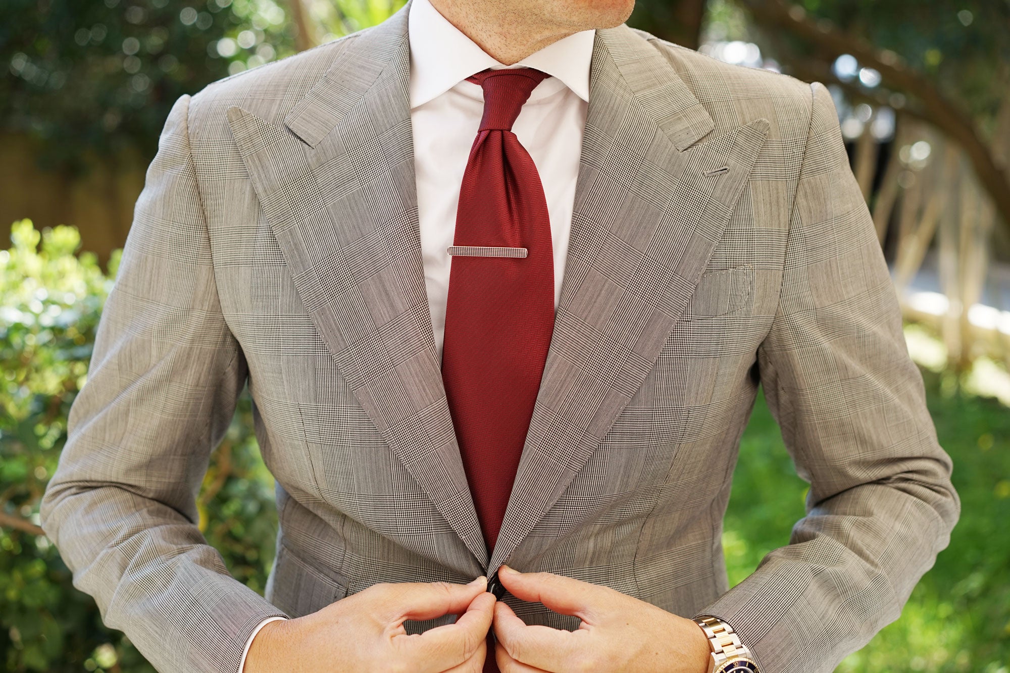 Vegas Royale Silver Tie Bar - Image 3