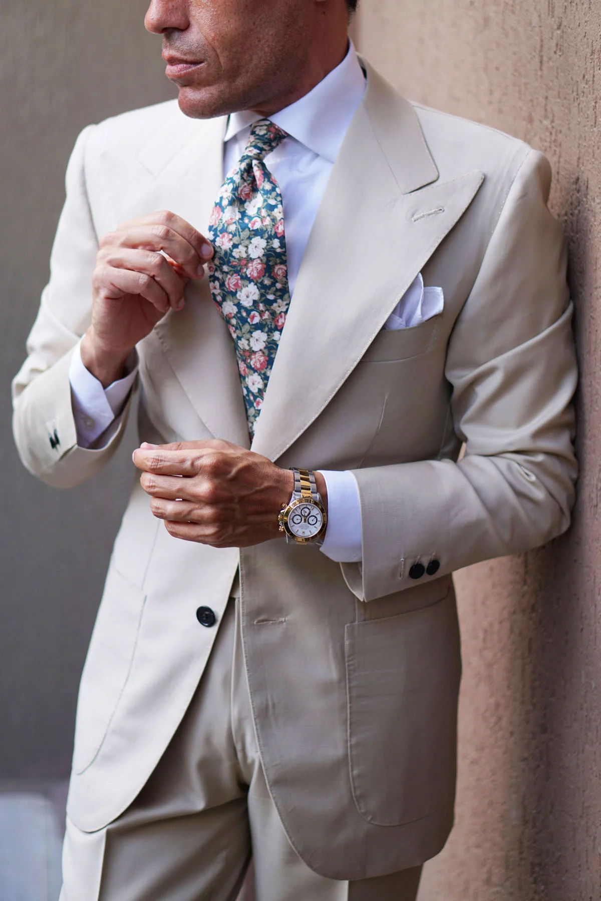 Villa d’Este Italian Floral Necktie - Image 17