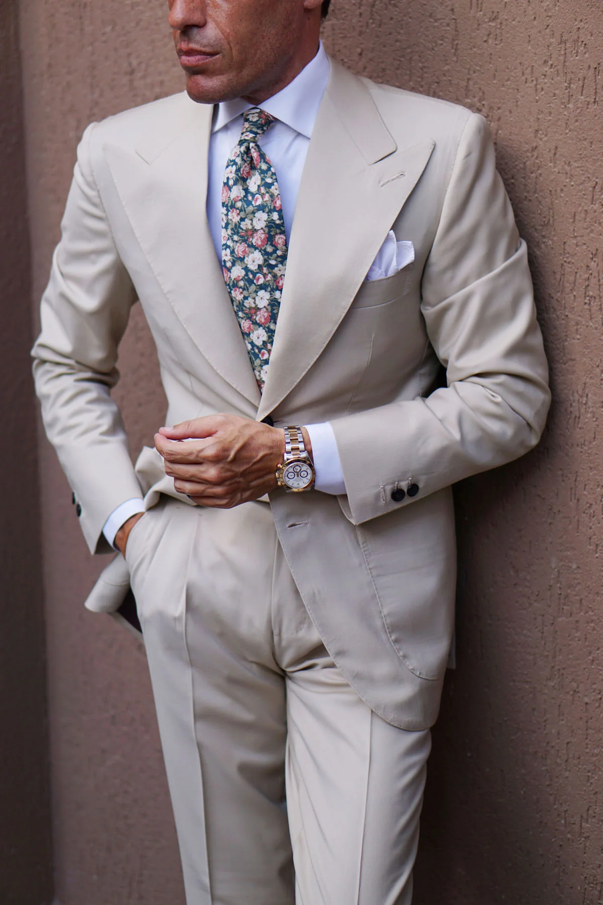 Villa d’Este Italian Floral Necktie - Image 21