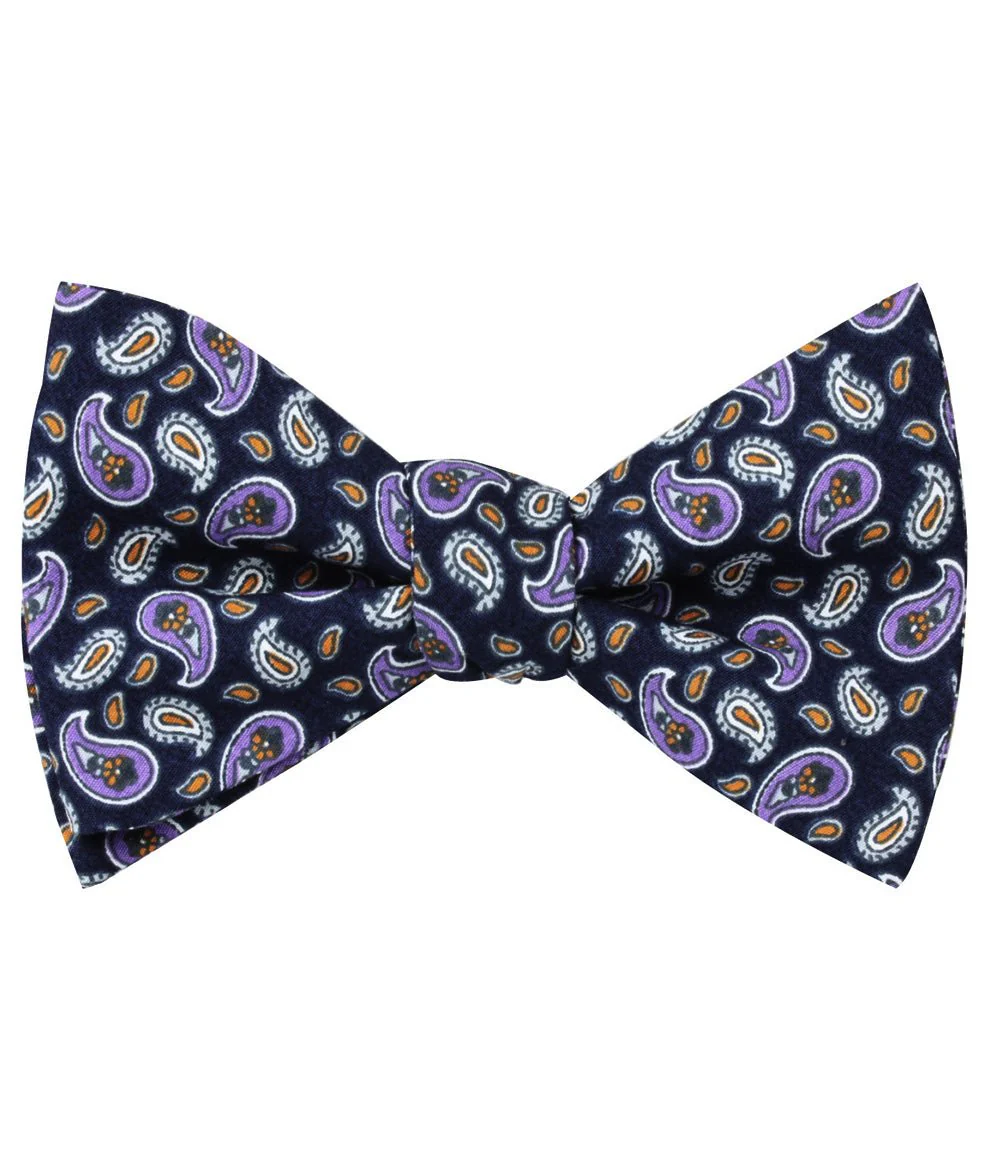 Viola De Lira Paisley Self Bow Tie - Image 2