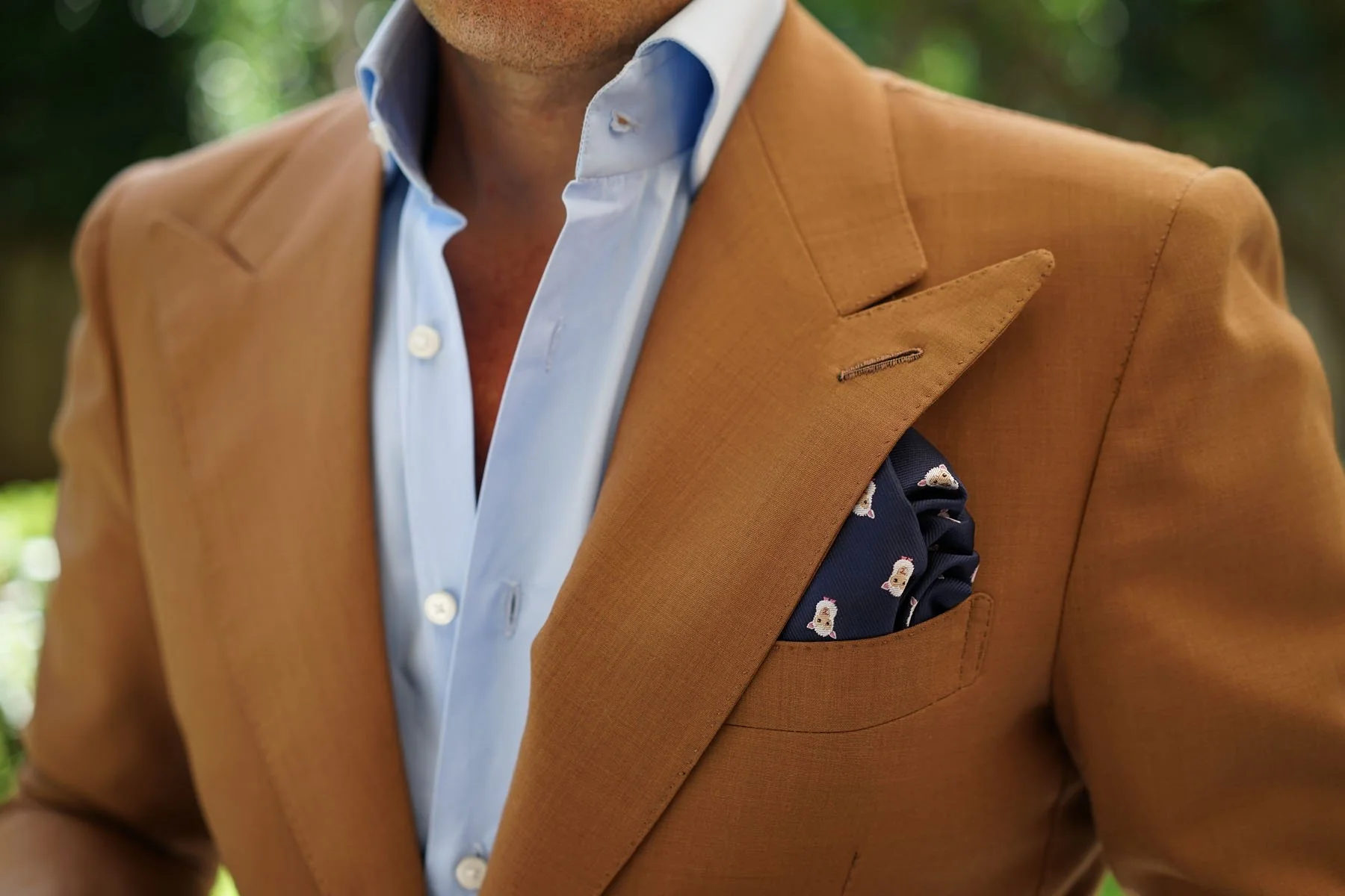 White Sheep Pocket Square - Image 5