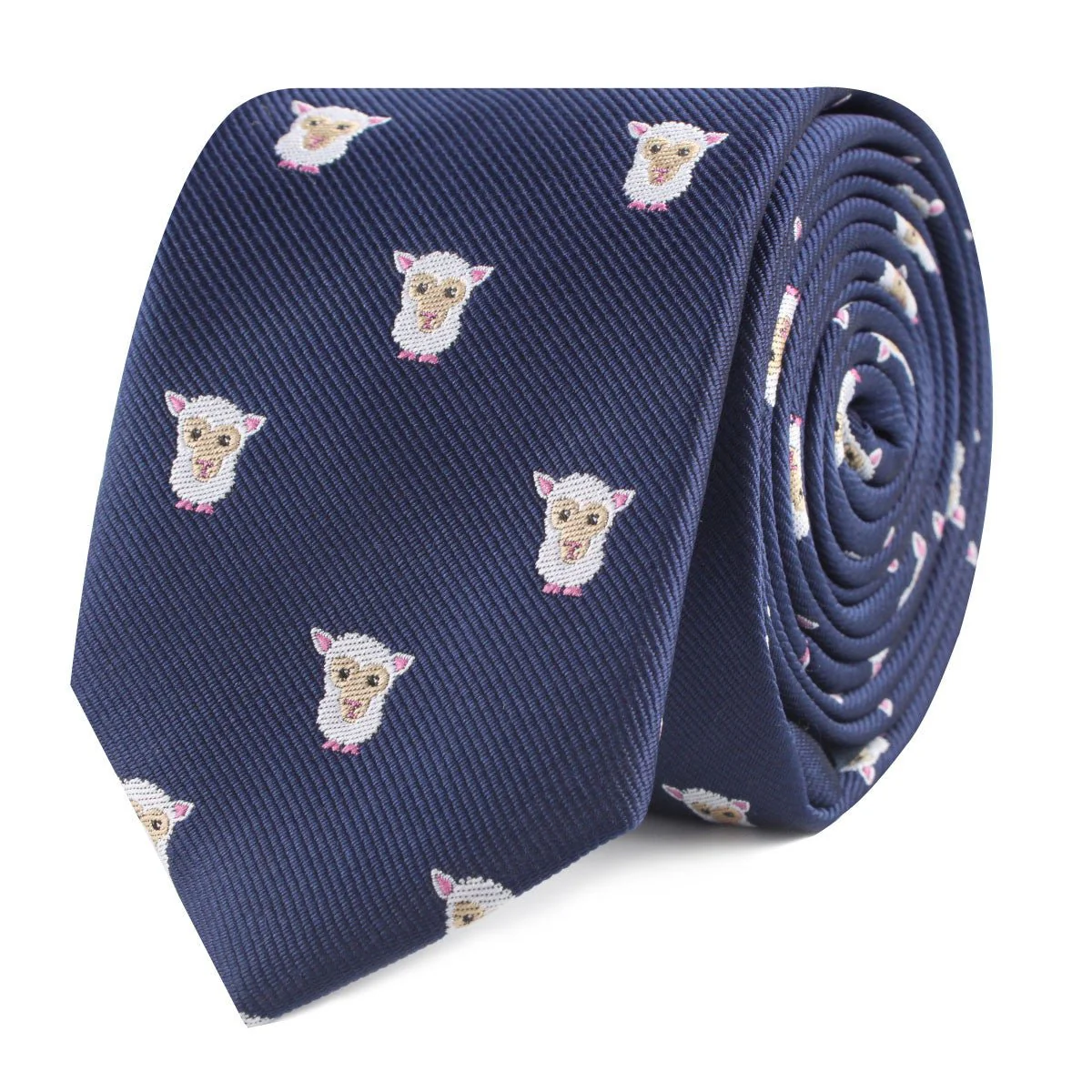 White Sheep Skinny Tie - Image 2