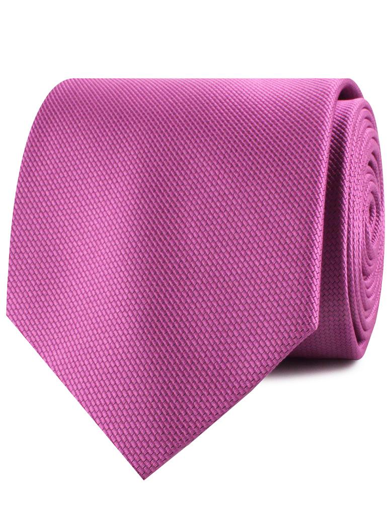 Wild Orchid Purple Weave Necktie - Image 2