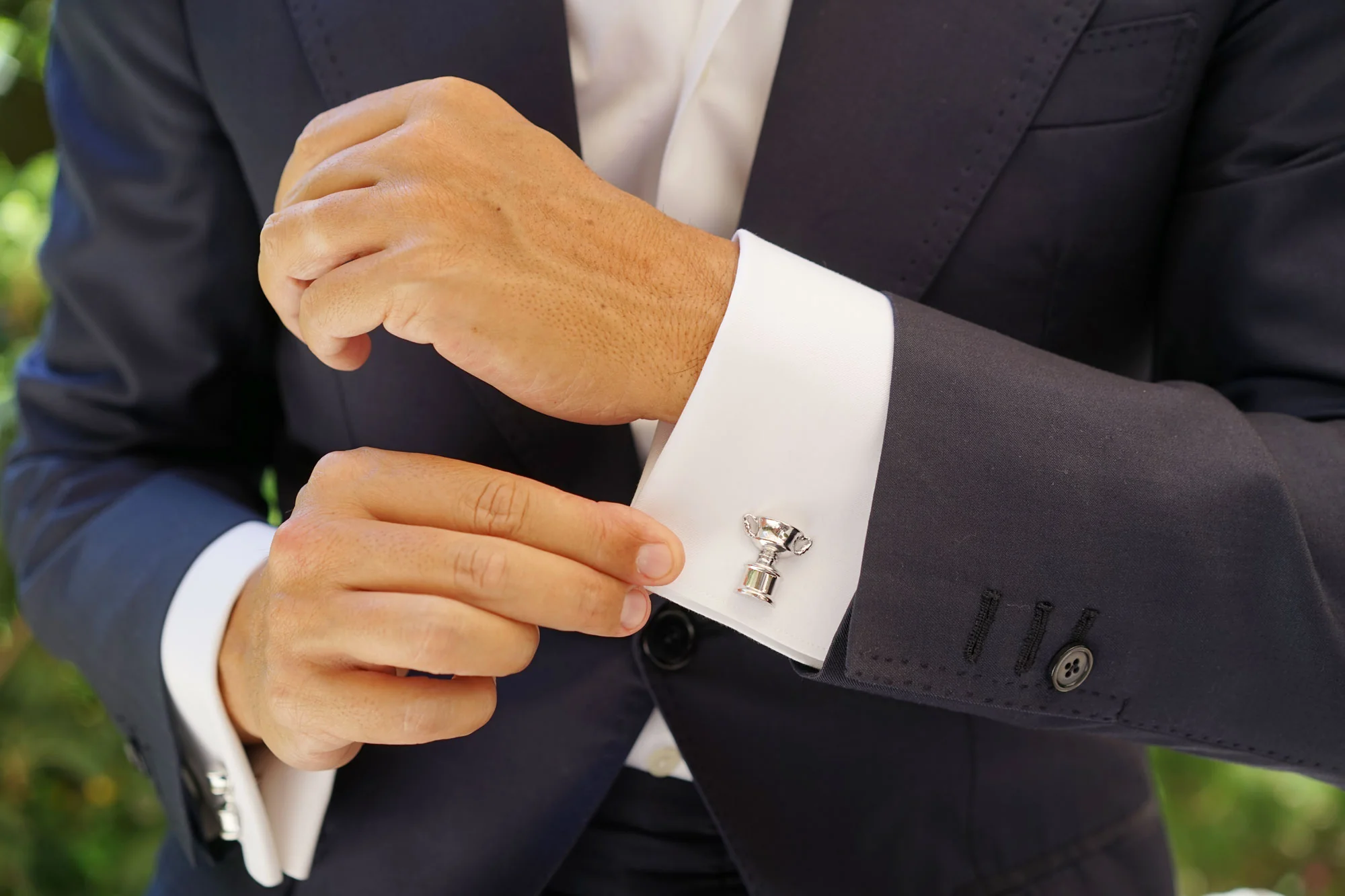 Wimbledon Tennis Cup Cufflinks - Image 8