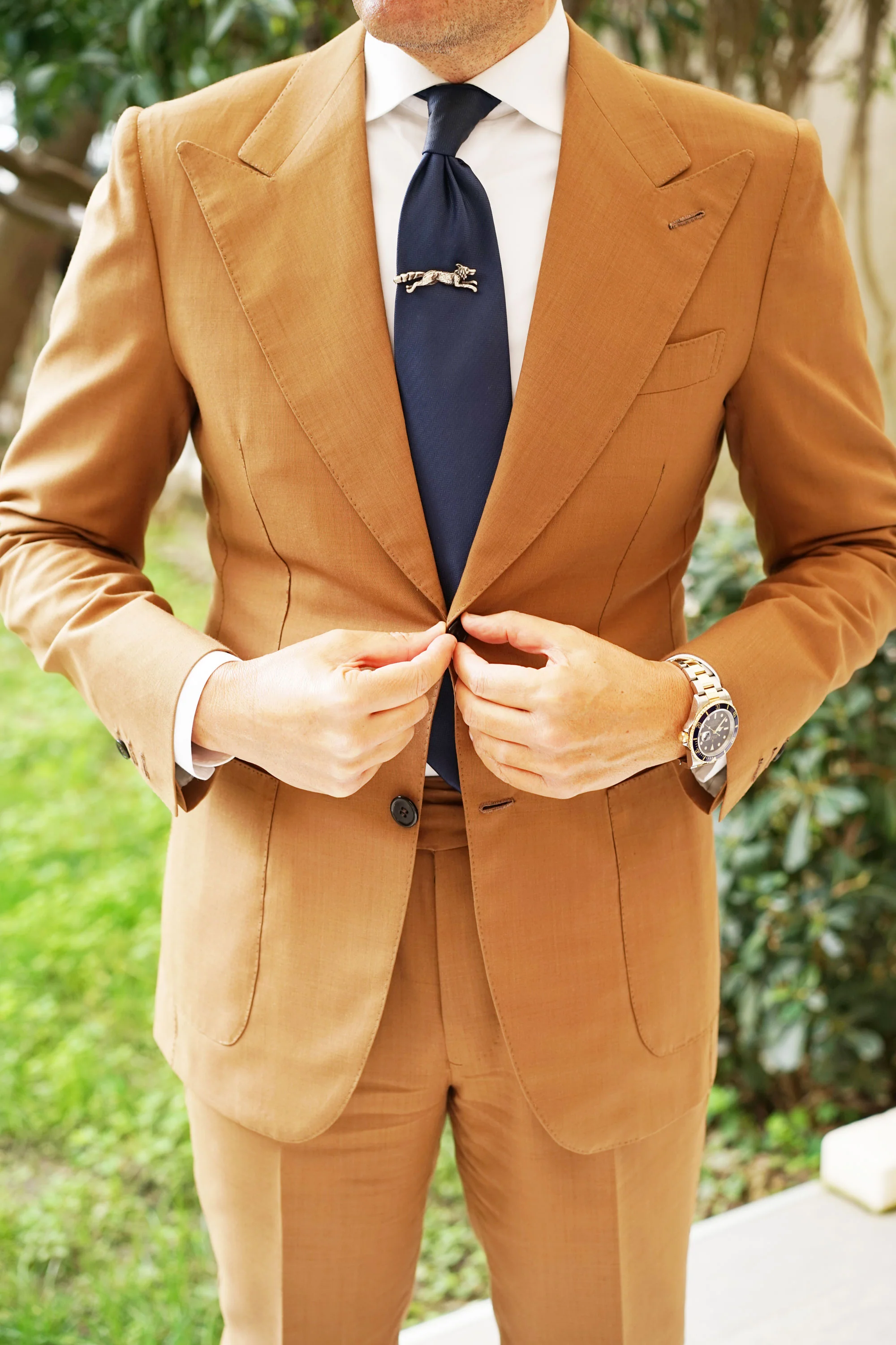 Winter Sprinting Fox Silver Tie Bar - Image 4