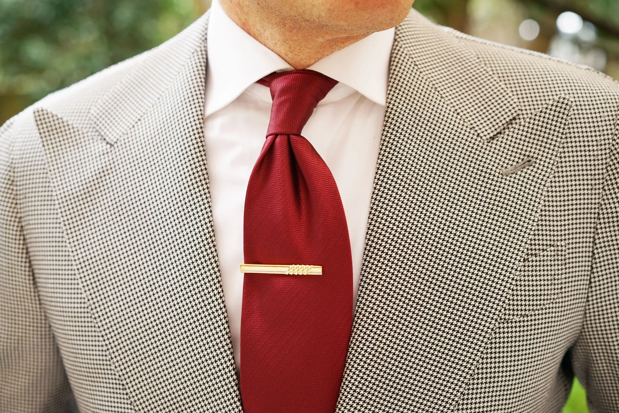 Wiseman Gold Tie Bar - Image 8