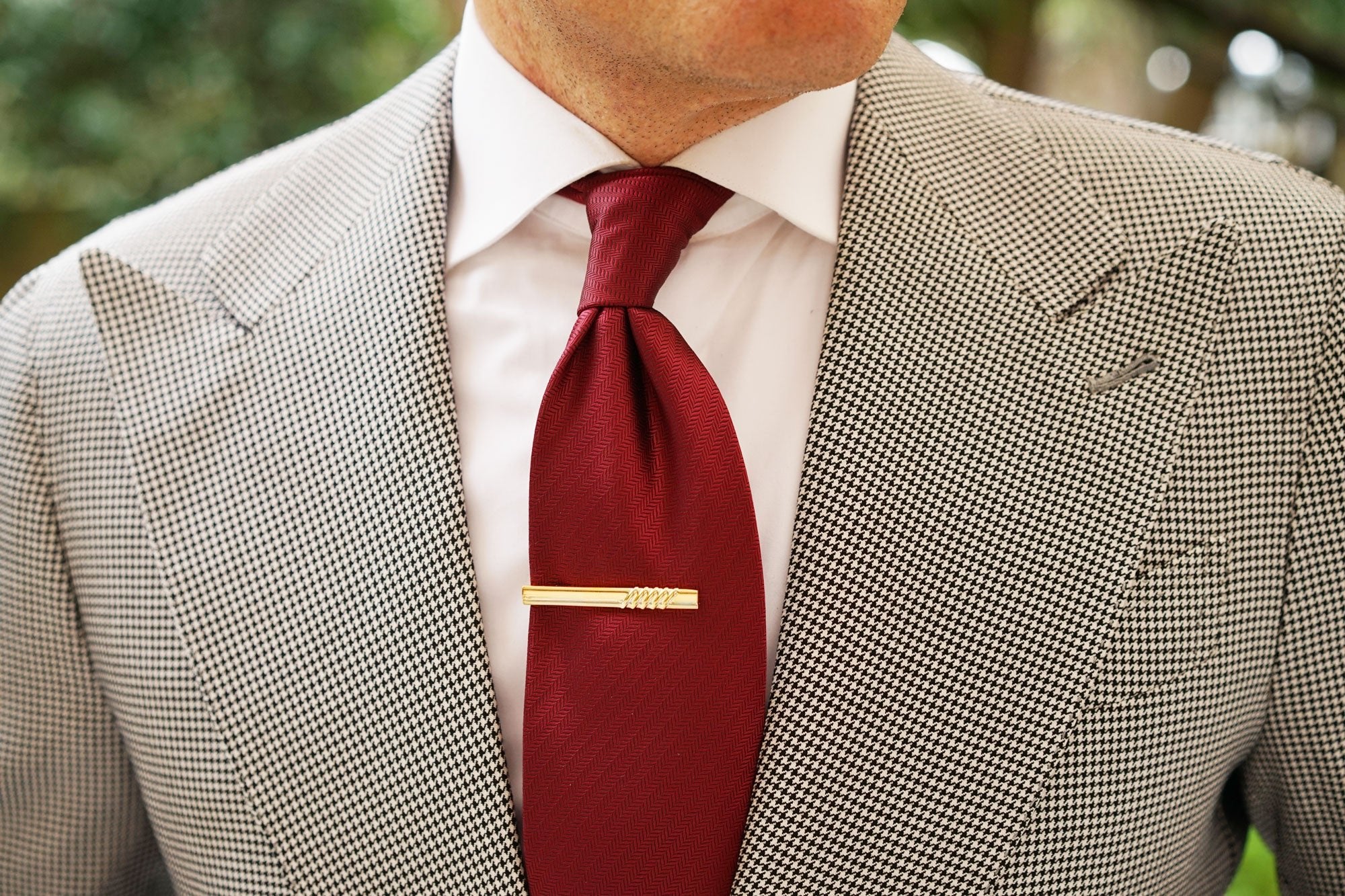 Wiseman Gold Tie Bar - Image 9