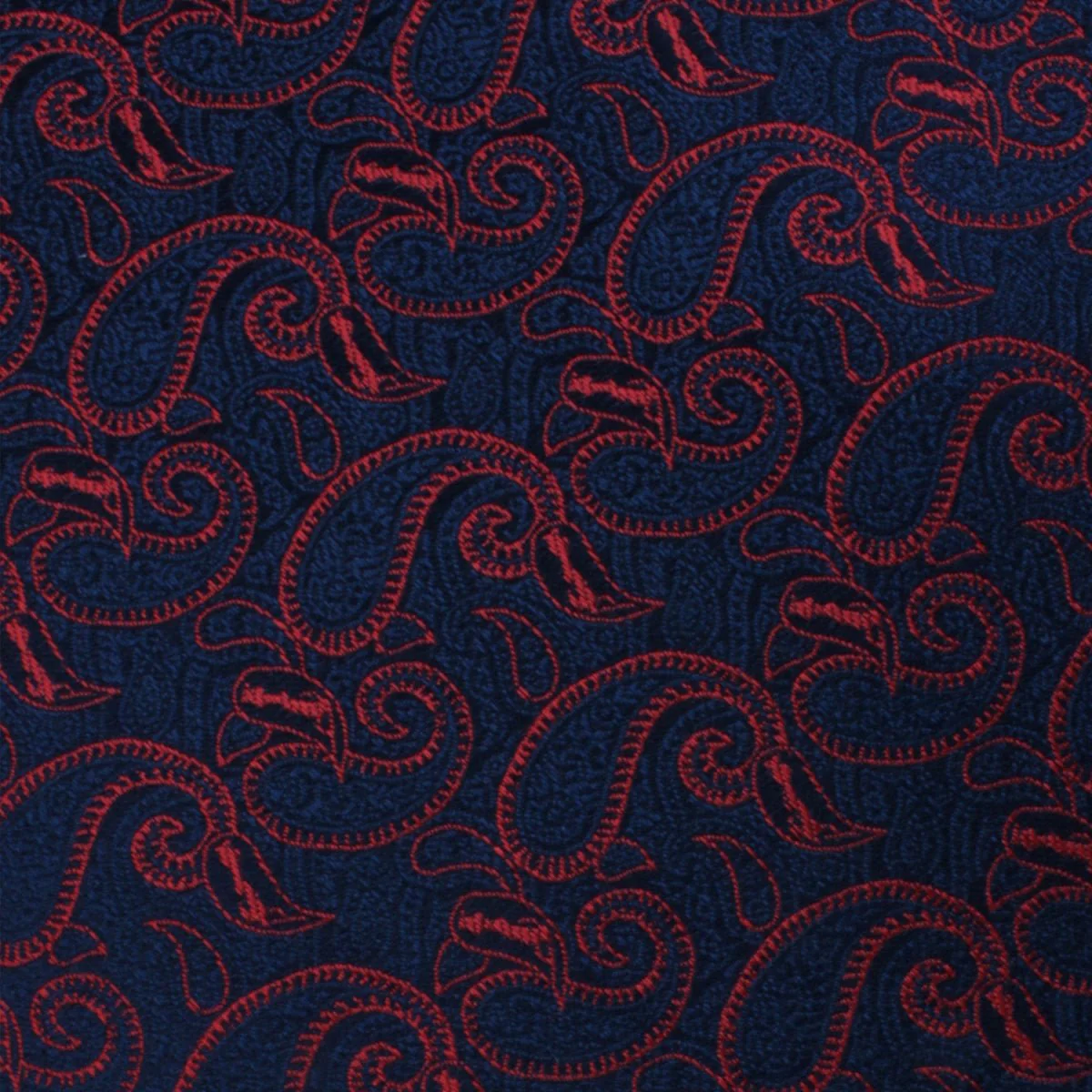 Yazd Red Paisley Self Bow Tie - Image 3