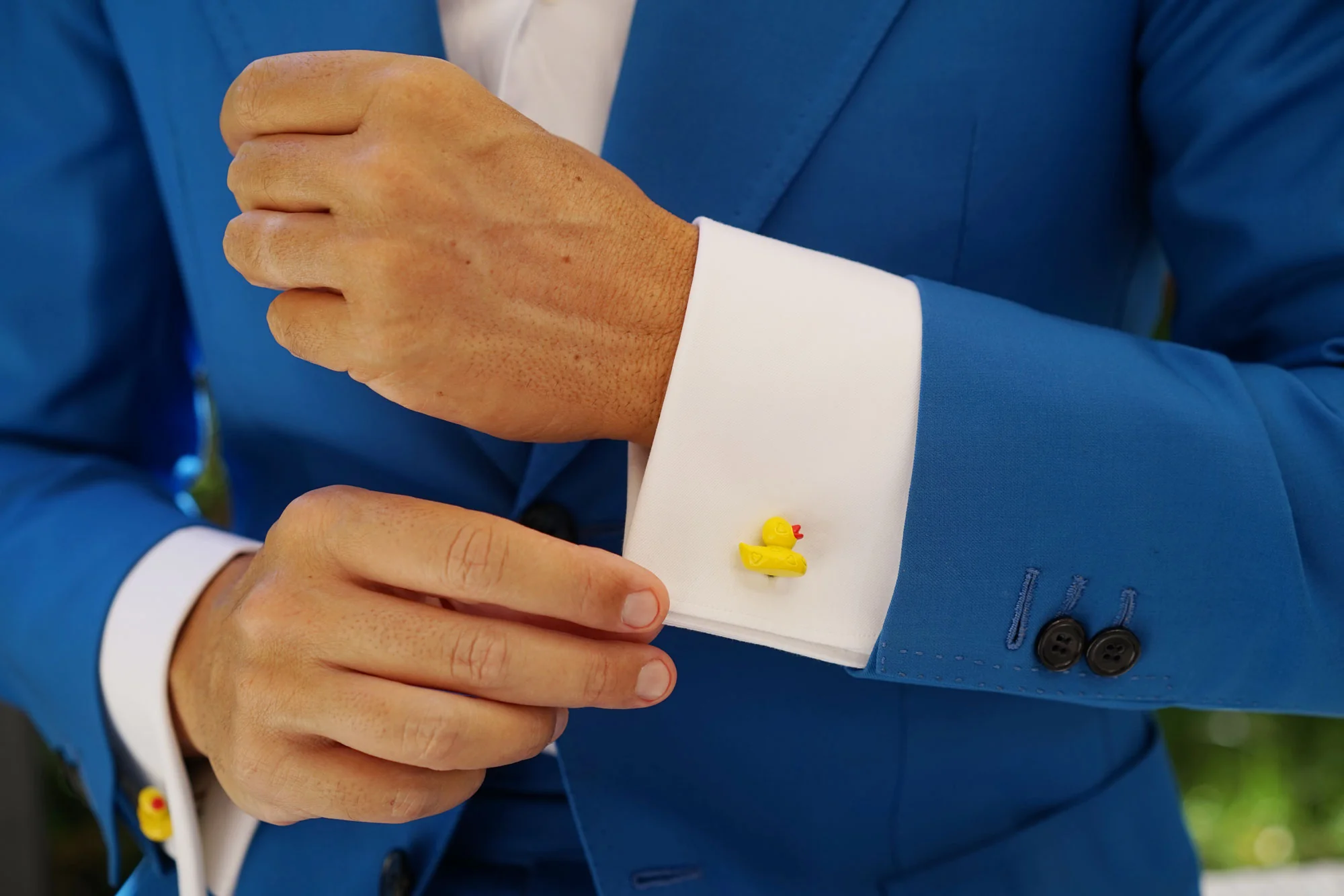 Yellow Duck Cufflinks - Image 8