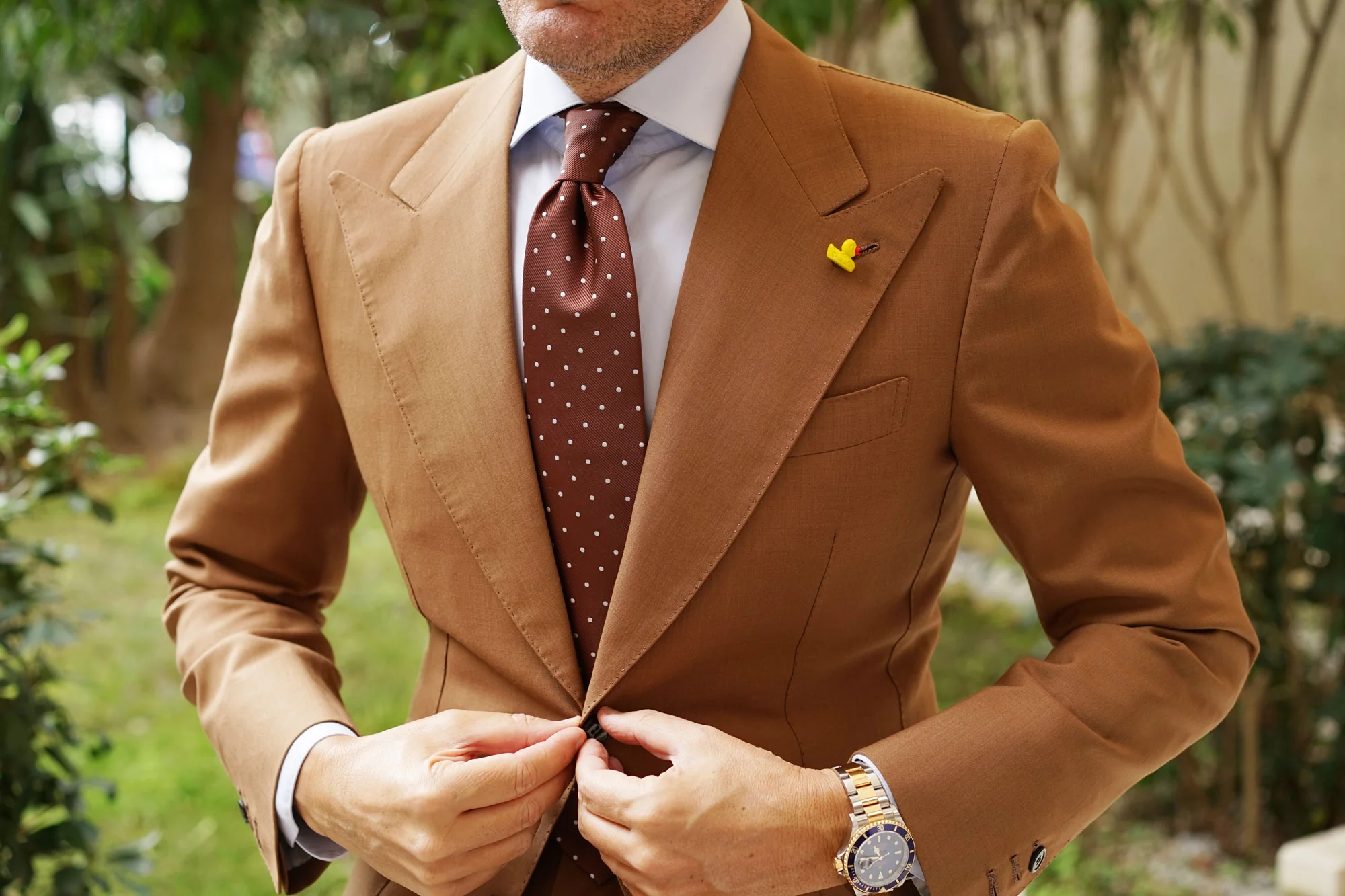 Yellow Duck Lapel Pin - Image 3