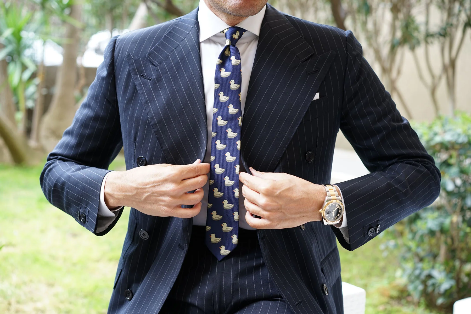 Yellow Duck Skinny Tie - Image 4