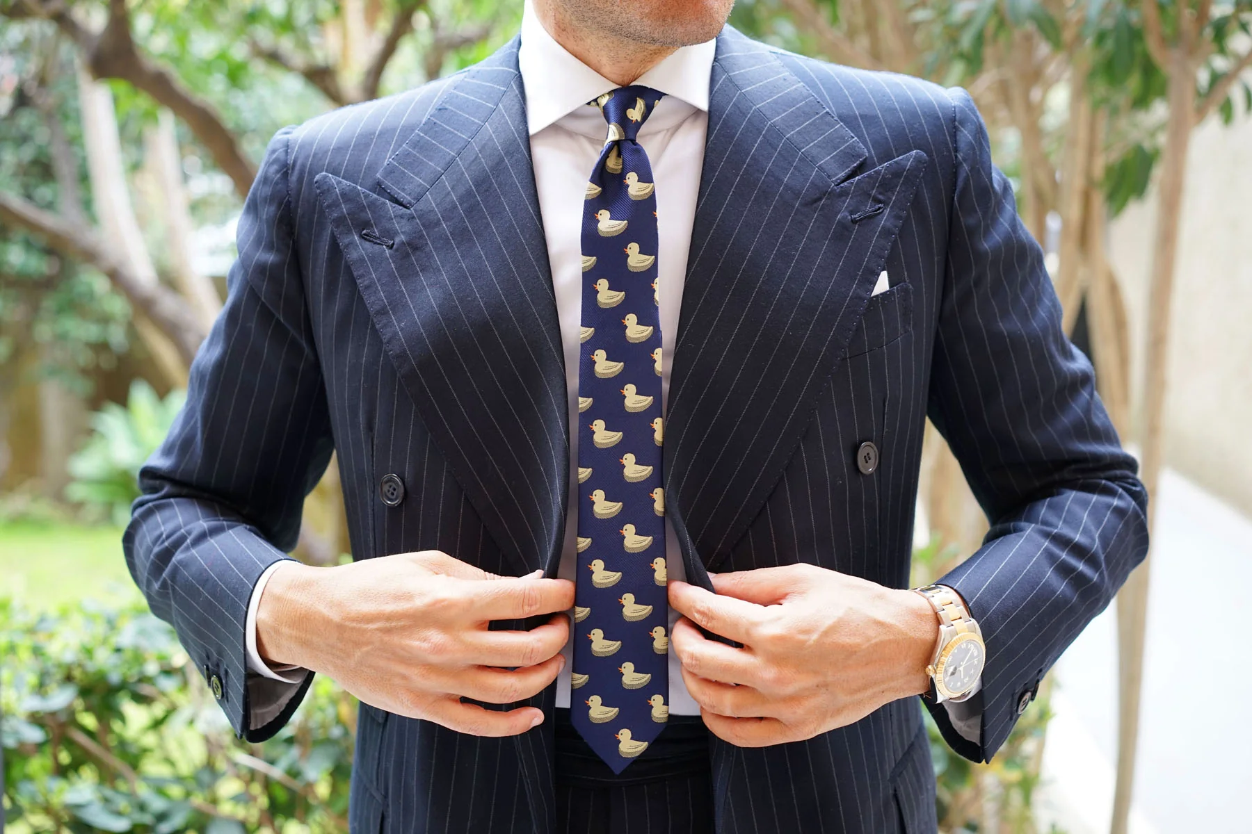 Yellow Duck Skinny Tie - Image 8