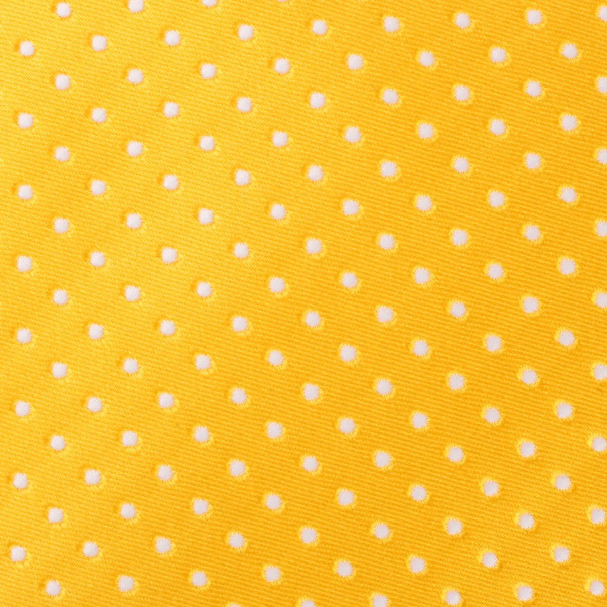 Yellow Mini Polka Dots Self Bow Tie - Image 3