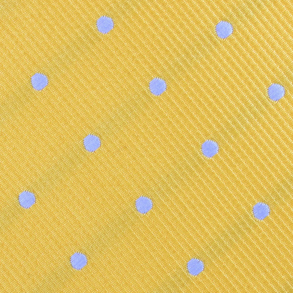 Yellow on Blue Pin Dots Kids Diamond Bow Tie - Image 2
