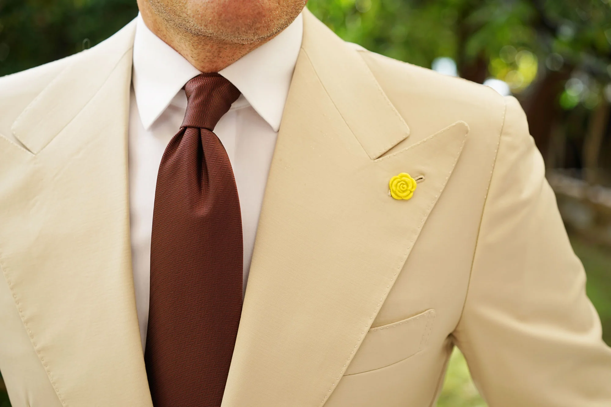Yellow Rose Metal Lapel Pin - Image 8