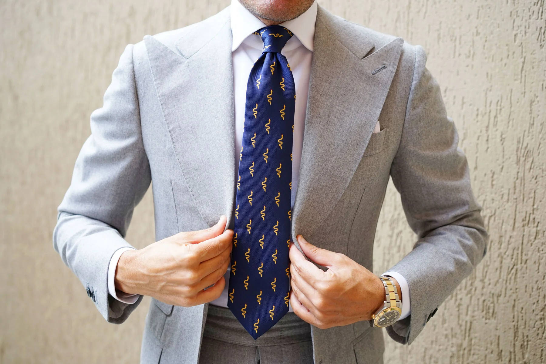Yellow Snake Necktie - Image 13