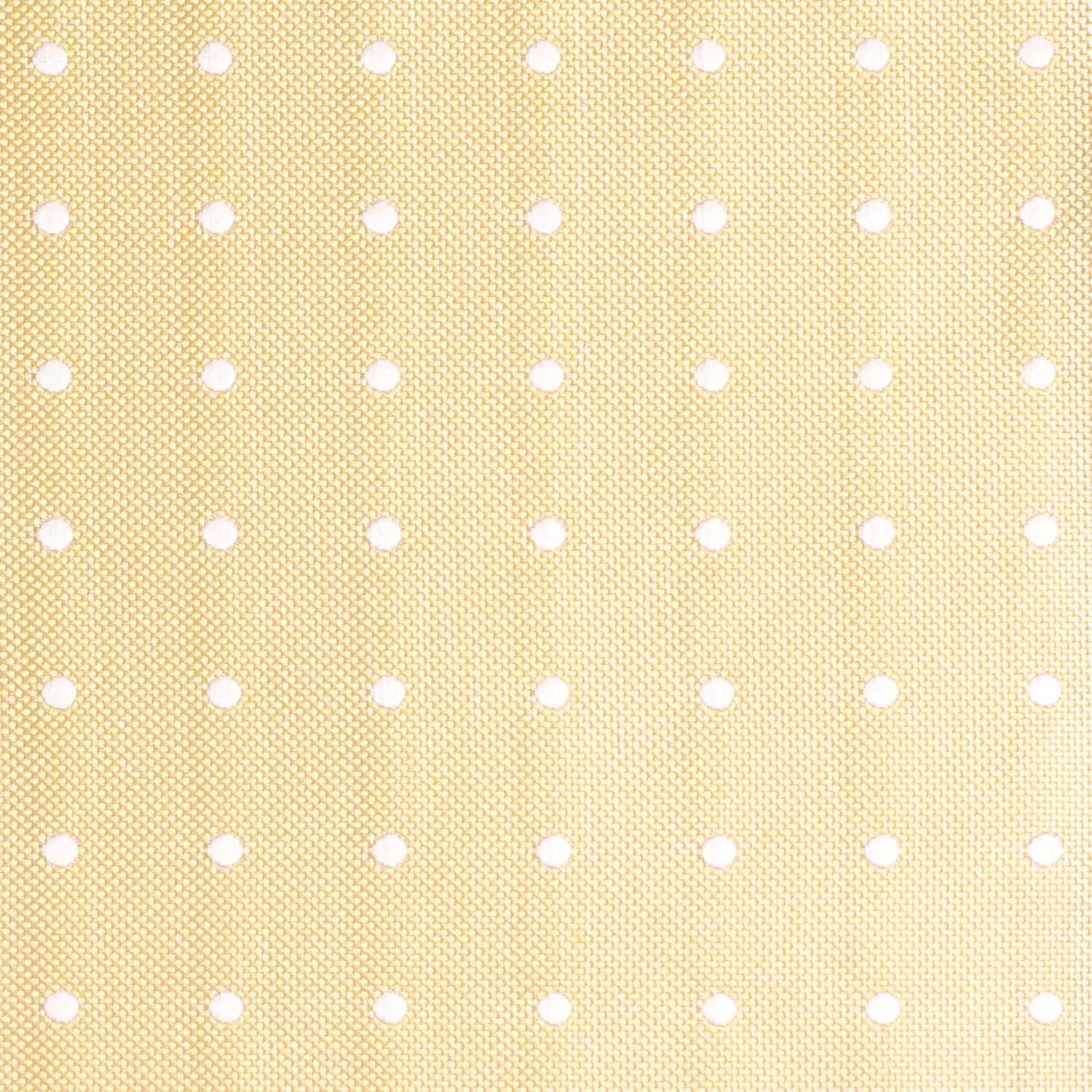 Yellow with White Polka Dots Bow Tie - Image 2